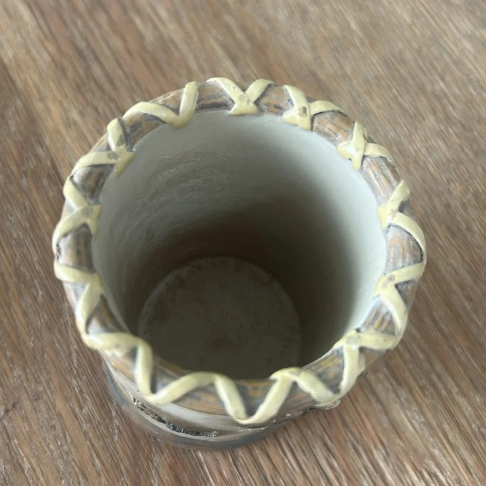 Deer antler toothbrush plate with cup holder and cup/candle holder